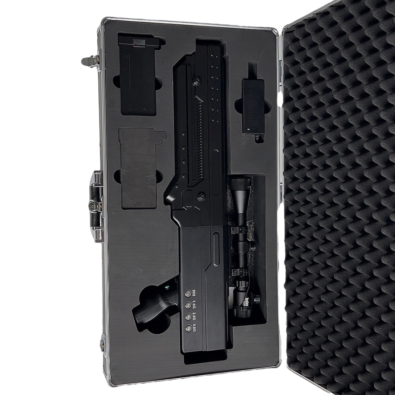  达孜手持便携式枪型低空防御反制四通道B型